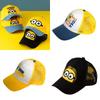 Cute Embroidered Minions Baseball Cap For Kids Soft Cotton Material