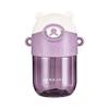 Water bottle bear plastic cup elastic cover with straw water cup children's kettle crossbody strap student cup straw cup portable
