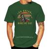 Nuova T-shirt Vintage Clint Eastwood Go Ahead Make My Day Nero-Blu Navy Per Uomo-Donna T-shirt di Qualità Superiore