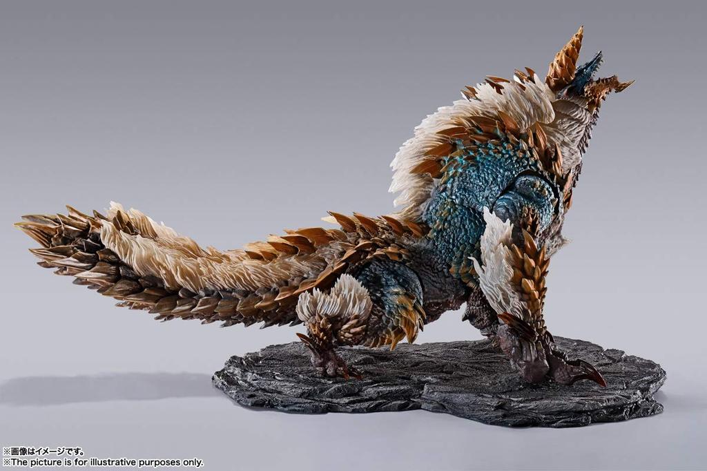 TAMASHII NATIONS Monster Arts Monster Hunter Iceborne Zinogre 285mm malovaná pohyblivá figurka SH. Svět cca. ABS a PVC