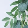 1PC Artificial PlantsEucalyptus Leaf Vine Hanging Autumn Christmas Home Wedding Decoration Office Desk Outdoor Garden Background