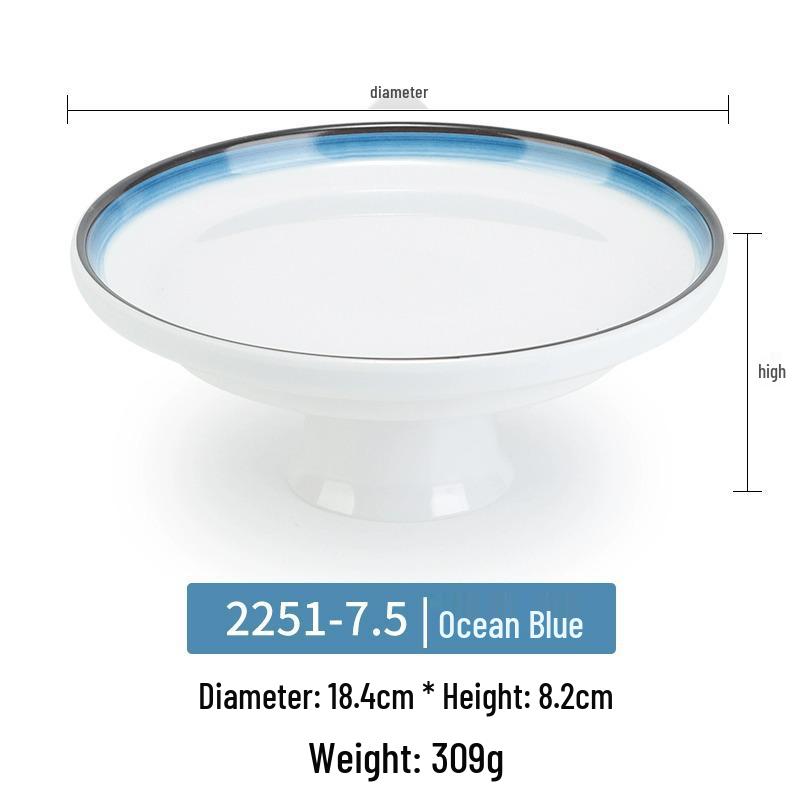 Creative Melamine Pedestal Bowl for Restaurants: Perfect for Hot Pot, Ice Cream, Shaved Ice, and Desserts