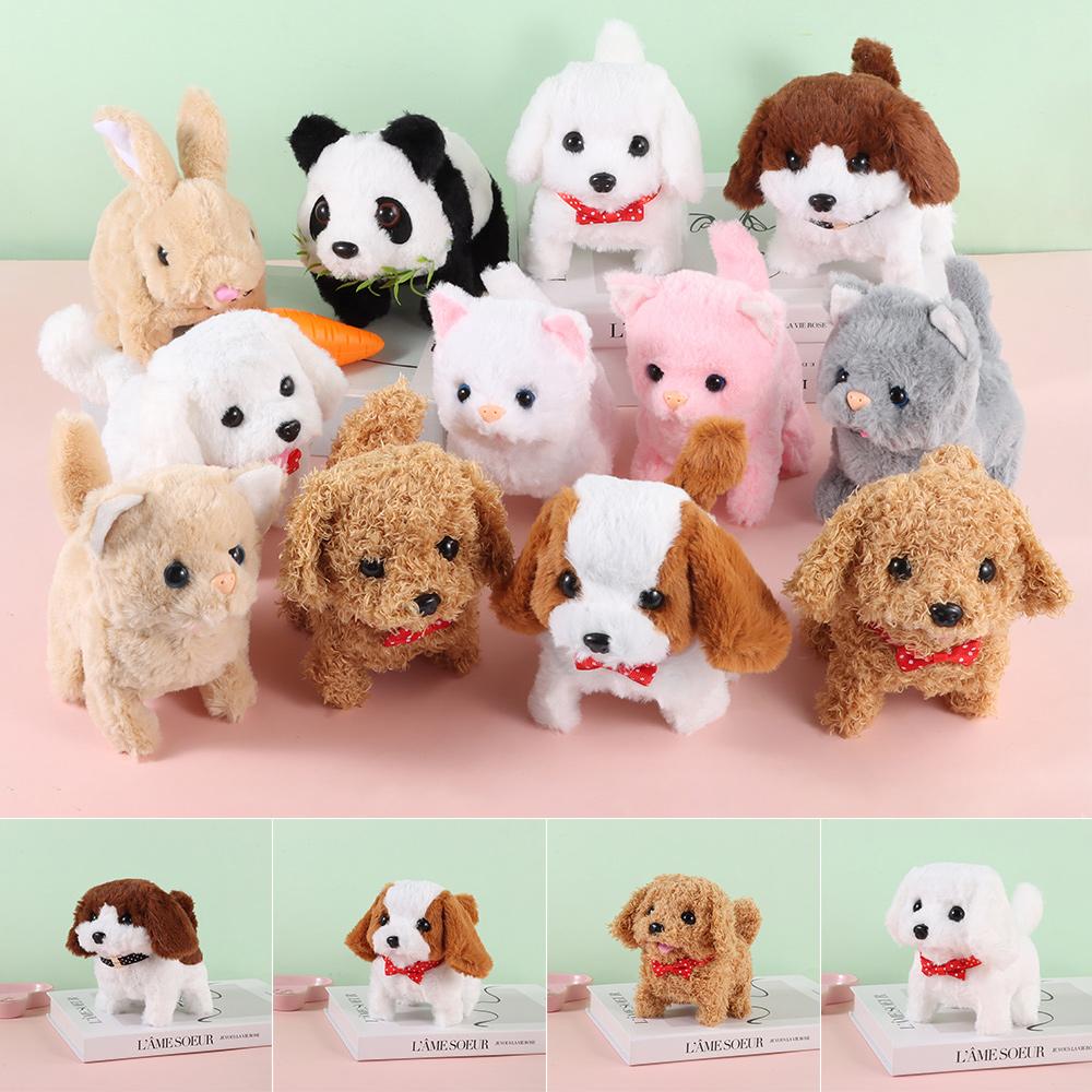 Walking My Realistic Robot Puppy Plush Walking Dog Toy Fashion Simulated Puppy  for Chilren