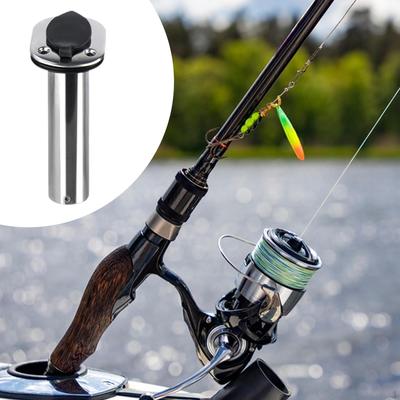 Stainless Steel Fishing Rod Holder, Accessory, Fitting, Stable Replacement for Recessed Boat