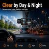 4-Channel Dash Cam 1080P 360° Full View, Car Driving Recorder with App 64GB Card