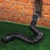 Retractable Rain Gutter Downspout Extensions with Screws Rainwater Drainage Flexible Drain Downspout Adjustable