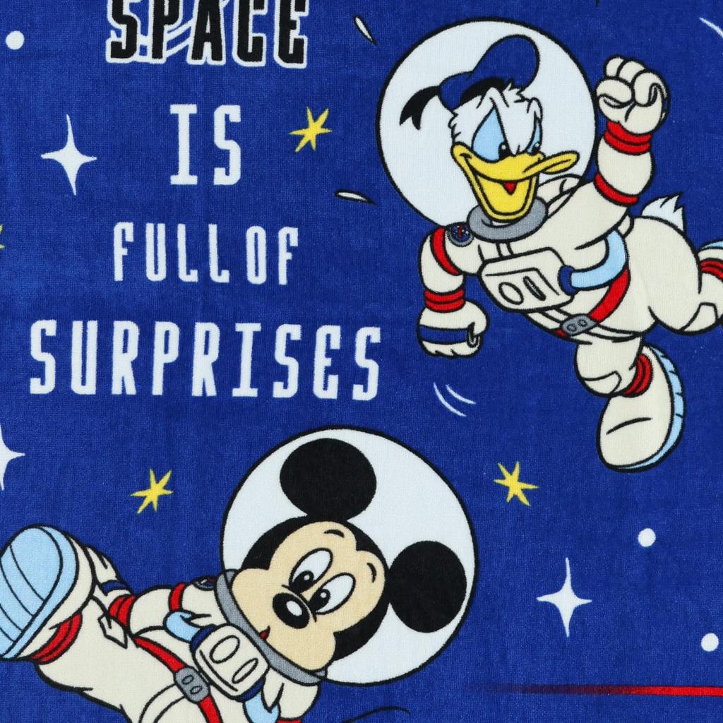 Marushin Disney Mickey Mouse Towel Cute Perfect for Girls and Perfect for Naptime in and Kindergarten Children's Blanket, 100% Cotton, Boys, Summer,