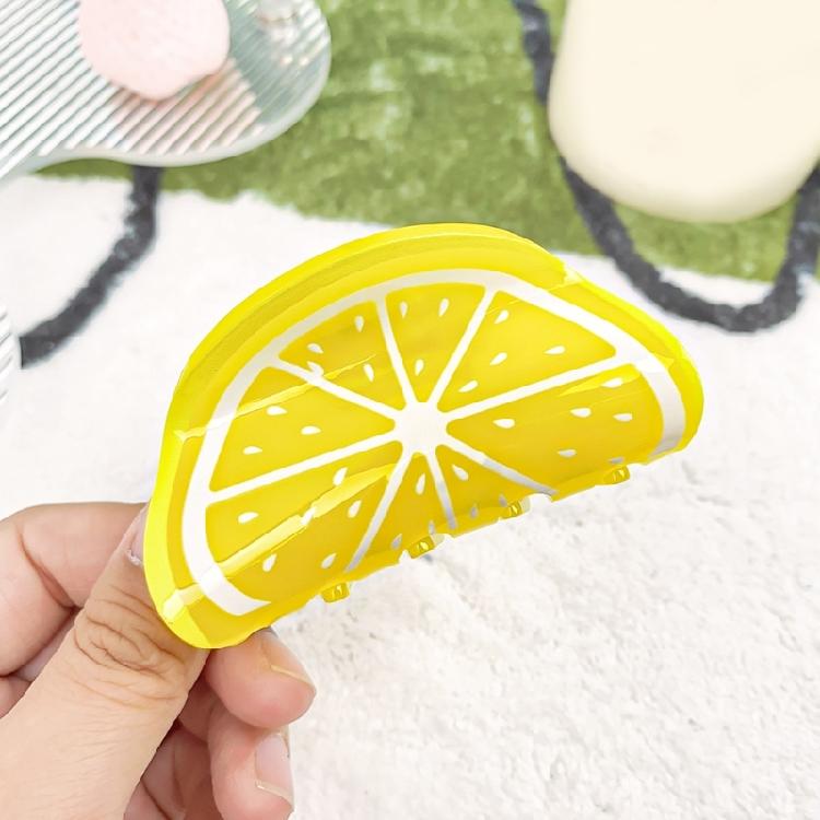 Modern Fruit Shape Hair Holder Birthday Hairpiece Acrylic Clamps Hairp Decoration for Creative Hairdos Home or Event