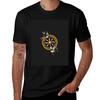 SWALLOW COMPASS TRADITIONAL TATTOO TShirt Plus Size Workout Short Sleeve Top