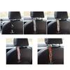Instants Mount Car Back Hangers Leather Materials Storage Solution for Travel Accessory