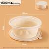 VAKADA Biodegradable Corn Starch Disposable Takeaway Bowls