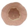 Foldable Retro Summer Versatile Visor Pastoral Elegant Bow Straw Hat Outdoor Outing Beach Hat