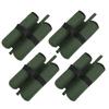4pcs Canopy Weighted DoubleCylinder Windproof Sand Bags Sunshade Tent Foot Weight Outdoor