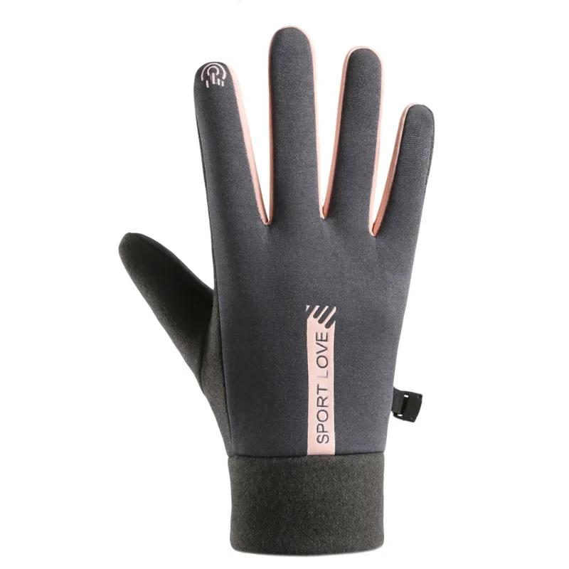 Winter Gloves for Men and Women Plus Fleece Anti-wind Screen Anti-slip Hot Selling Cycling Driving Outdoor Sports Cycling Gloves