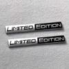 2pcs Black Edition 3D Car Body Badge Limited Edition Sticker Trunk Emblem Decal Accessorie for Car Motorcycle Bike