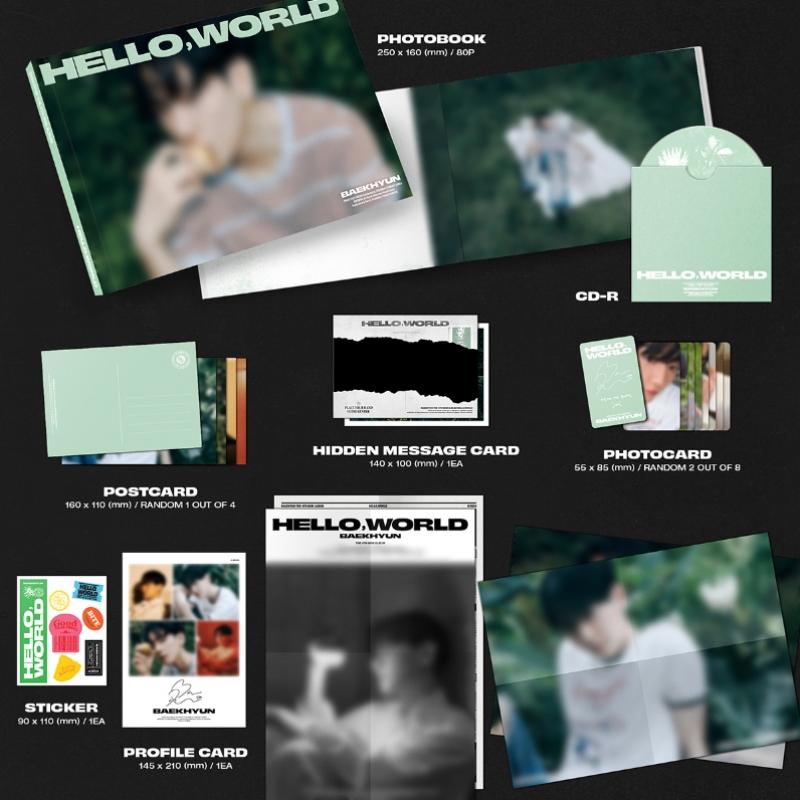 Baekhyun   Hello  World   4:e Minialbum  Fotobok Version. 