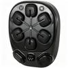 Wall-Mounted Musical Boxing Machine with 9 Modes, LED Lights and Bluetooth Connection, 61x48x11 cm, Black