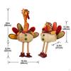 Autumn-Themed Turkey Doll for Festive Table Arrangements