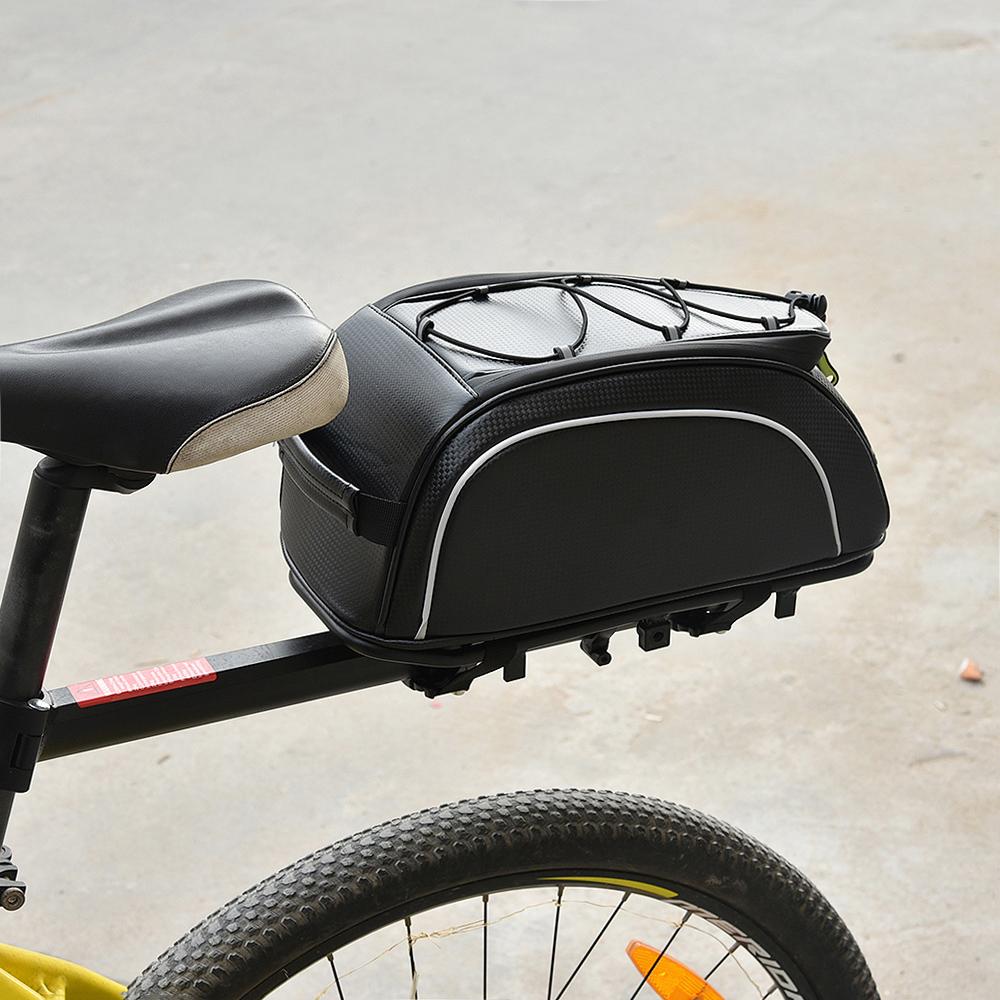Bike Bag 7L Bag Water Resistant Bike Rack Bag with Waterproof Rain Cover