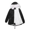Women's Cotton-padded Coat Mid-length Hooded Winter Warm Velvet Coat, Women's Cotton-padded Coat