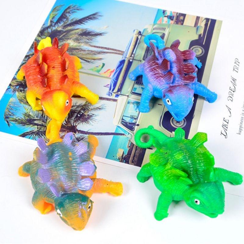 Kids Toy Funny Blowing Animals Toys Dinosaur Anxiety Stress Relief Inflatable Balloon Squeeze Ball