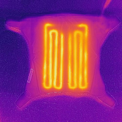 Komine Bike 12V Heating Seat Pad Free Black 08-305 EK-305