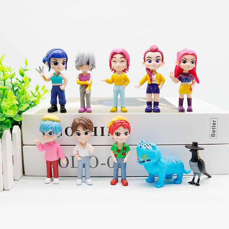 KPop Demon Hunters Blind Box HUNTRIX SAJA BOYS RUMI MIRA ZOEY Derpy Tiger Action Figure Model Doll Toy Mystery Decor Gift