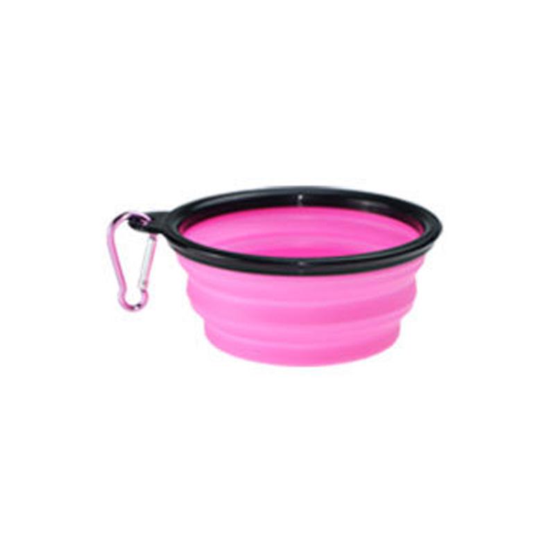 Collapsible Silicone Pet Bowl for Travel - Dog Food & Cat Water Dish