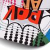 2 Graffiti Hip Hop Street Fashion Hats Men's and Women's Sports Duck Tongue Hats and Simple Poker Pendant Necklace Men's and Women's Set