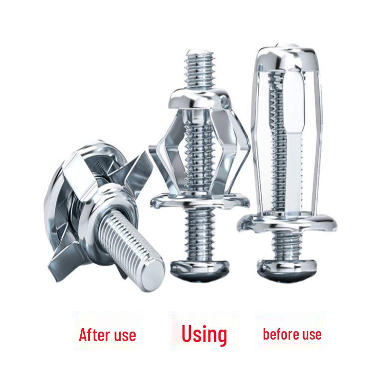 Petal Expansion Screws & Nuts for Wall Anchors, Sheet Metal, License Plates, Lanterns, Pop Rivets, and Bolts.