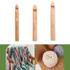 Ergonomic Grip Crochet Hook Wood Crochet Hook for Beginner Adult Knitting Sweater Scarves Bag Socks 20mm 25mm OR 30mm