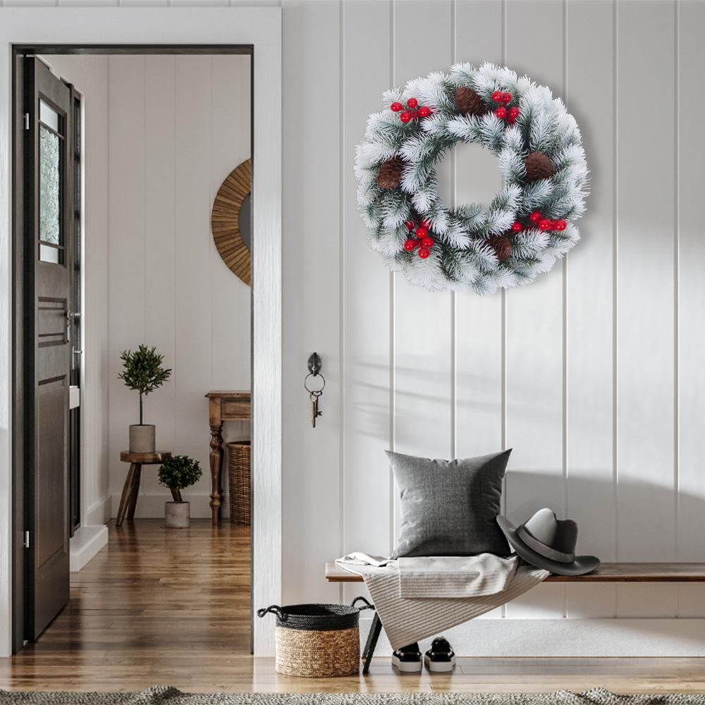 Christmas Wreath Christmas Decoration Door Hanging Arrangement Christmas Pendant Christmas Window Props