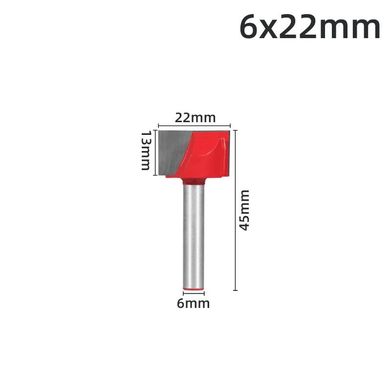 1 Stück 6/8mm Schaft Reinigungsboden Gravur Fräser Holzbearbeitungswerkzeug Vollhartmetall Holzfräser Schaftfräser 8/22/28/32mm