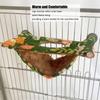 Bird   Bed Hanging Hammock Warm Plush Double Layer Reduce Anxiety Bird Cage Plush Bed for  s