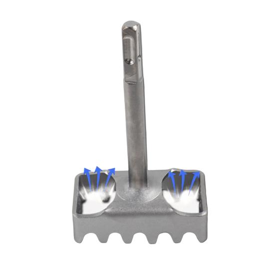 Instrument de tăiere a găurilor pătrate, design ergonomic de înaltă rezistență, tip 86, pentru decuparea cutiei de joncțiune, ferăstrău, tăietor de sloturi pentru soclu, instrument de tăiere a găurilor