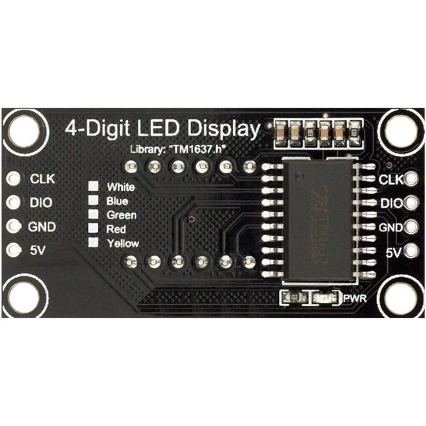 Red/Green/White/Yellow/Blue Colors TM1637 0.56" LED Display Digital Tube Decimal 7 Segment 4 Digit Clock Double Displays Dots