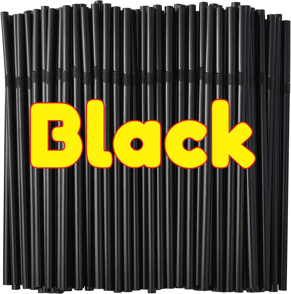 Einweg-Plastikstrohhalme Bunte Party-Event-Trinkhalme Flexibel Groß Gerader Röhrenstrohhalm Barzubehör Strohhalme Plastik