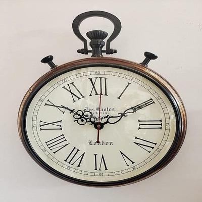 Handgemachte weiße antike Wanduhr für Zuhause