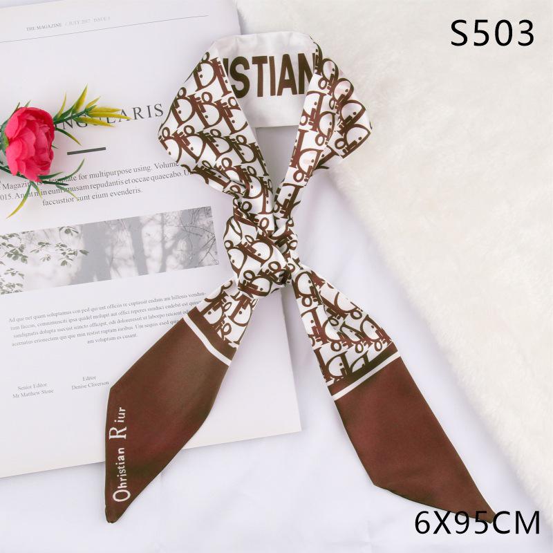 Versatile Vintage Silk Scarf: Hair Tie, Headband, Bag Accessory