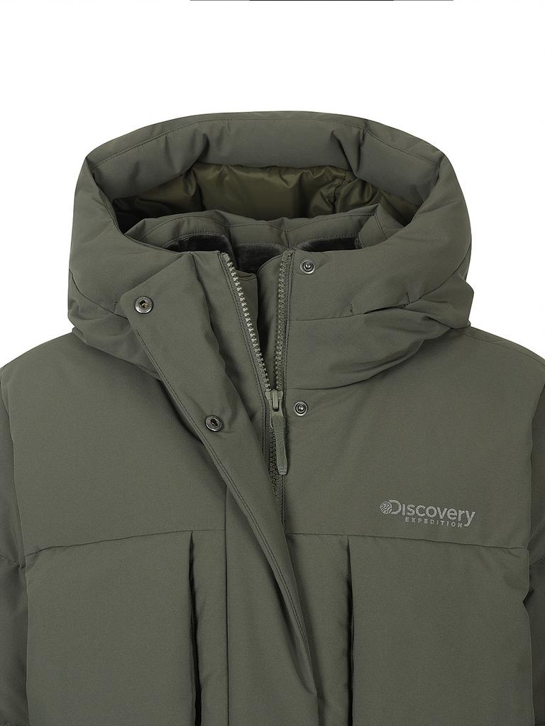 Discovery Expedition Women'S Leicester G Goose Down Long Padded Jacket (D.Khaki)