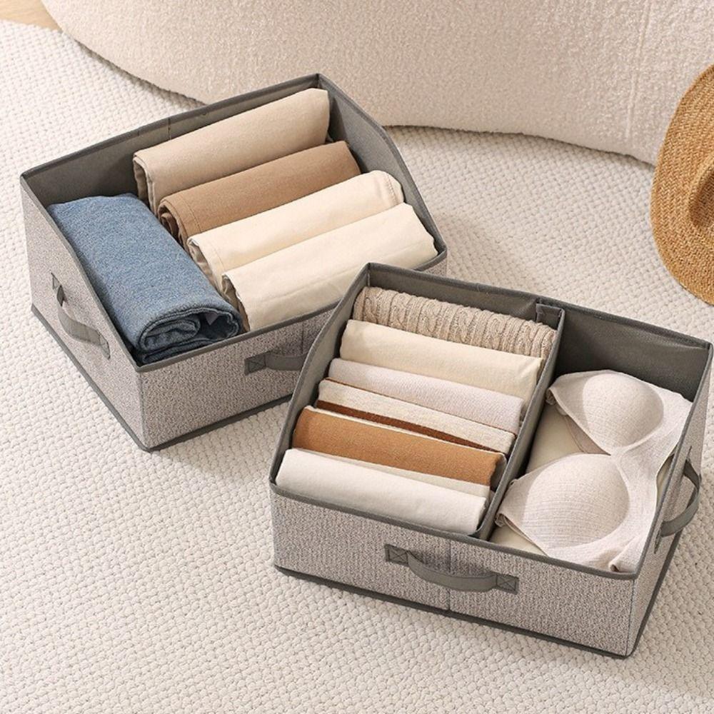 Thickened Non-woven Fabric Storage Box Square Clothes Storage Organizer  Closet