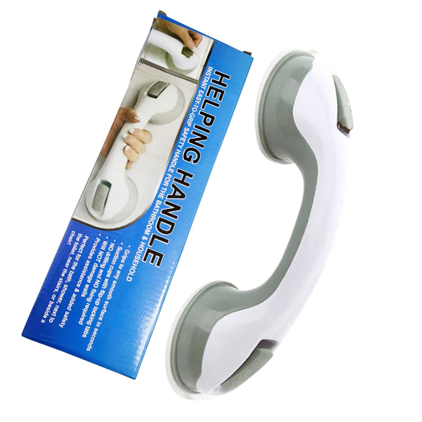 

Ручка для душа, поручень для ванны и душа, 12-дюймовый поручень для ванной комнаты с присоской, сбалансированный поручень, поручень безопасности для травмированных, пожилых, пожилых людей, серый One Size