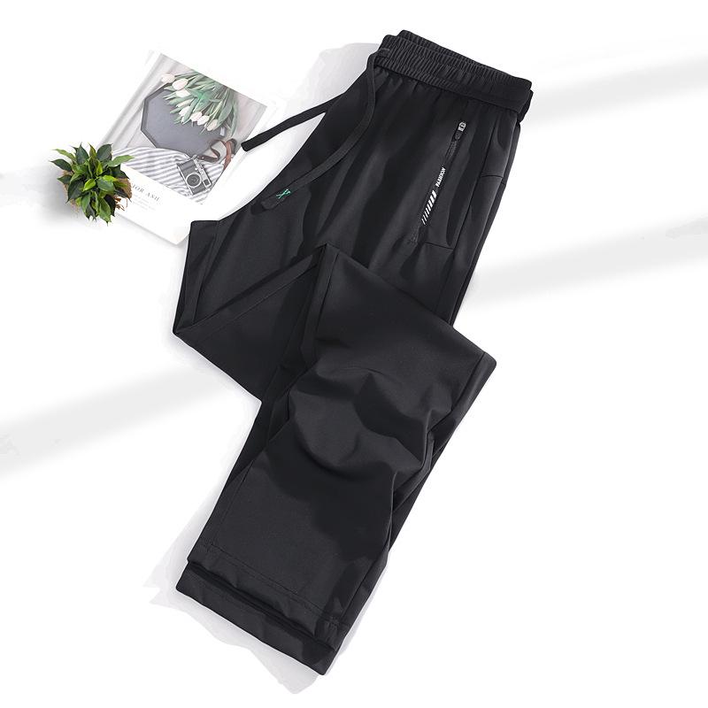 Top-Selling Women's Quick-Dry Ice Silk Pants – Breathable, High-Quality, Elastic, Cooling Sports Pants