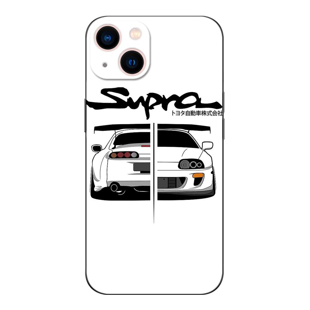 Schwarzes TPU-Gehäuse für Realme 2 3 3i 5i 5s 6s 7i 6 7 8 8i pro 4g 5g Abdeckung HKS Supra 2JZ