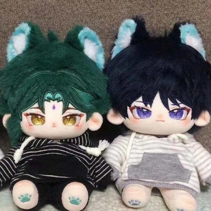 Genshin Plush Scaramouche Plushie Toys Anime Genshin Impact Wanderer Brinquedo Soft Stuffed Doll Peluches Xmas Birthday Fan Gift