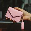 Matt Post Steen Leather Keyring Card Wallet Pink