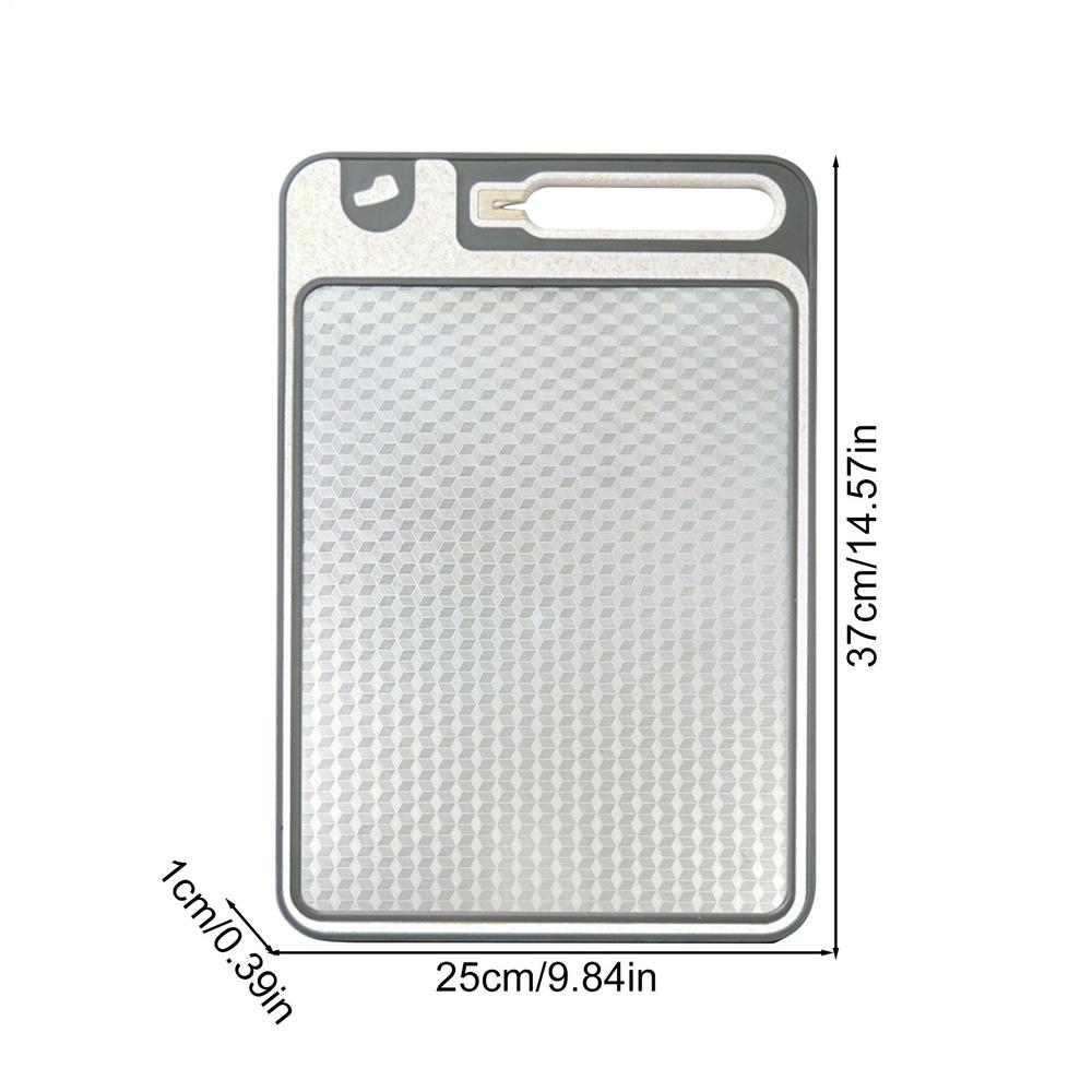 Titanium Cutting Boards for Kitchen Double-Sided Chopping Board Portable Food Grade Cutting Mat Serving Tray for Cooking Outdoor