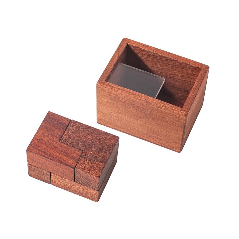 Impossible Very Difficult Wooden Brain Teaser Puzzle Box For Adults And Kids Iq Challenge Assembly Disentanglement Unique Gifts