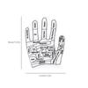 Soft Acupressure Reflexology Gloves Hand Spa Reflexology Gloves Women And Men