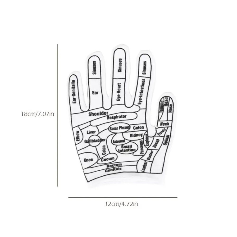 Soft Acupressure Reflexology Gloves Hand Spa Reflexology Gloves Women And Men